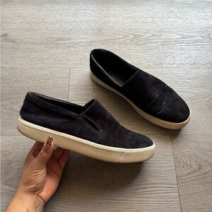 Vince Suede Slip-On Skate Sneakers